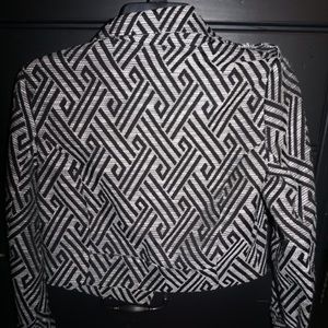 Geometric blazer